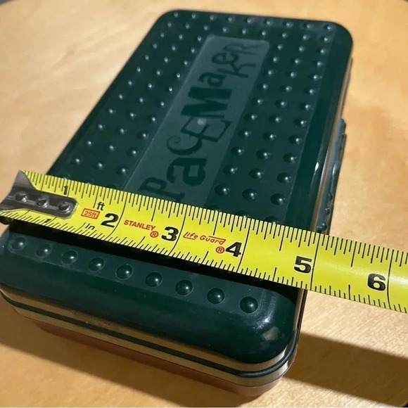 Spacemaker Vtg 1990's Forest Burgundy Hard Pencil Box School Art Pencil Case - Picture 5 of 7